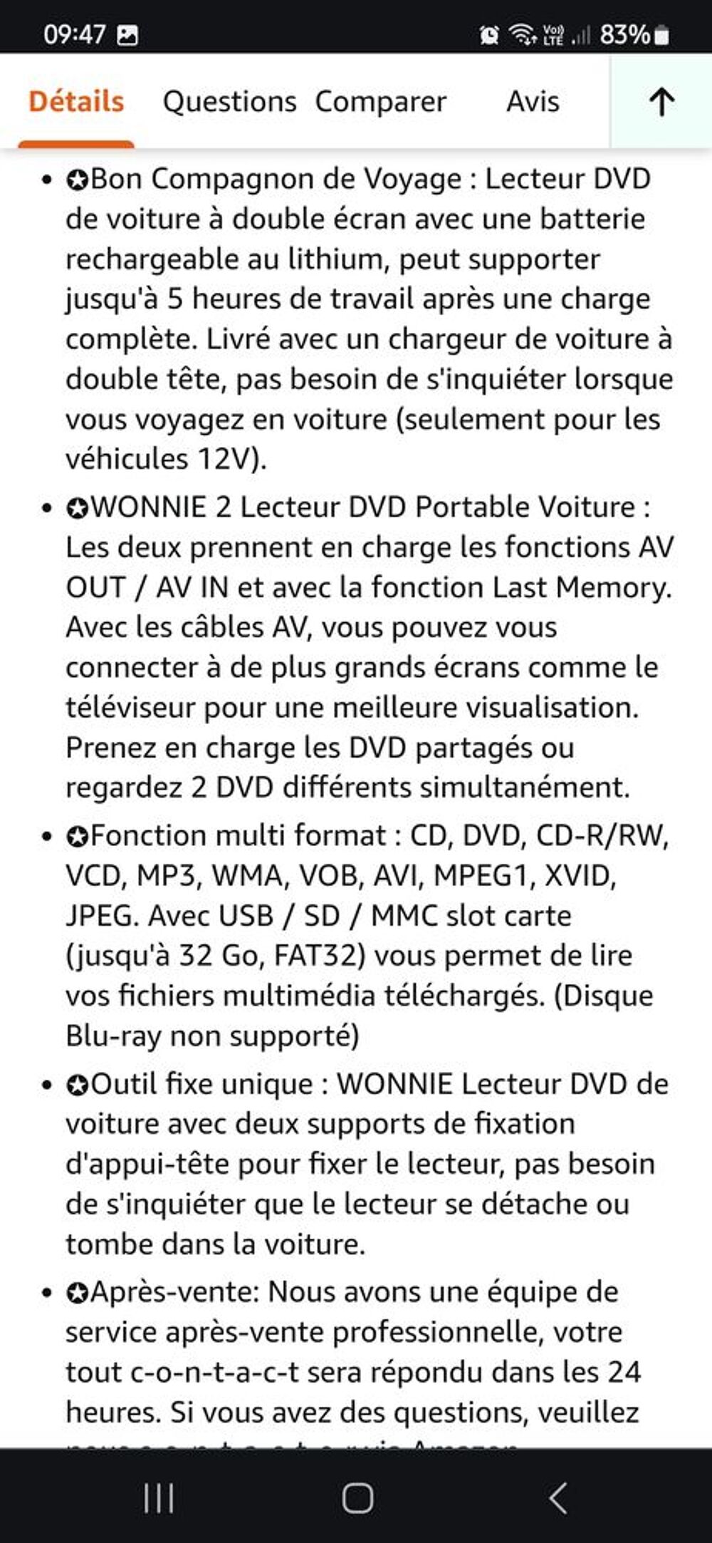 Lecteur dvd DVD et blu-ray