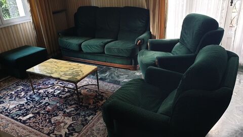 SALON VELOURS CANAPE ET DEUX FAUTEUILS 200 Amilly (45)