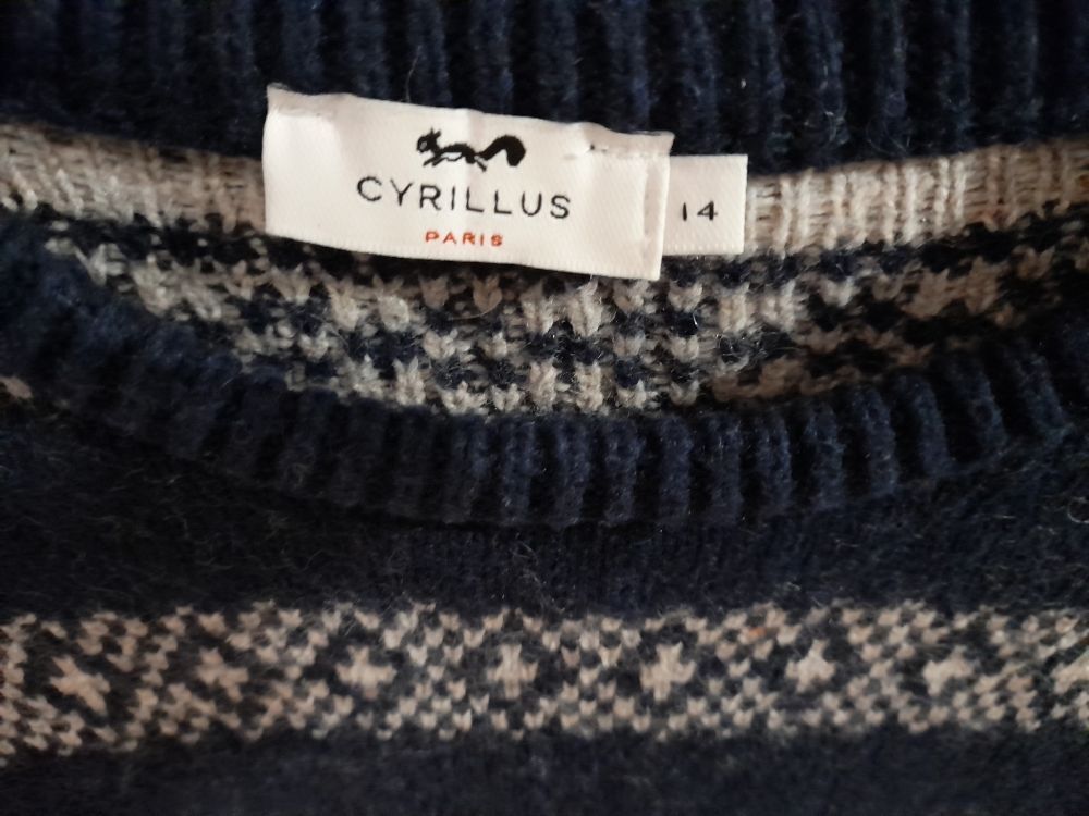 pull de laine Cyrillus 14 ans Vtements enfants