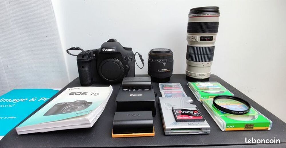 Canon 7D - LOT COMPLET Photos/Video/TV