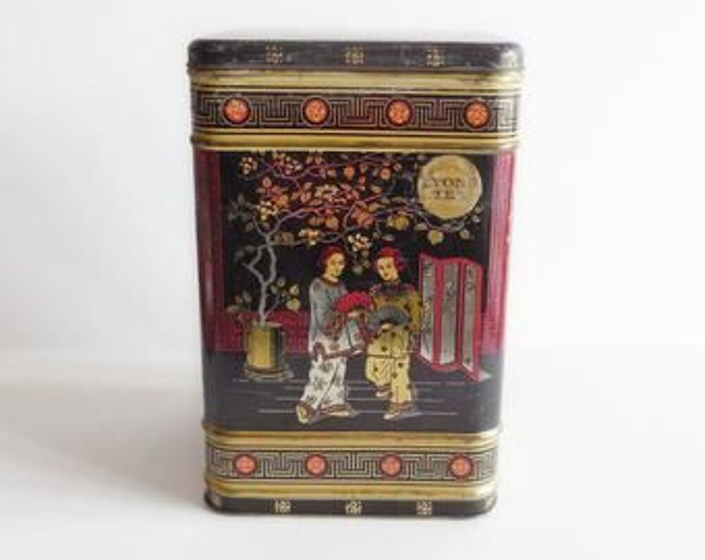 3 boites gigognes av. couvercle attenant fer d&eacute;cor chinois D�coration