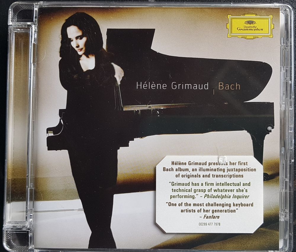 CD H&eacute;l&egrave;ne Grimaud : BACH CD et vinyles