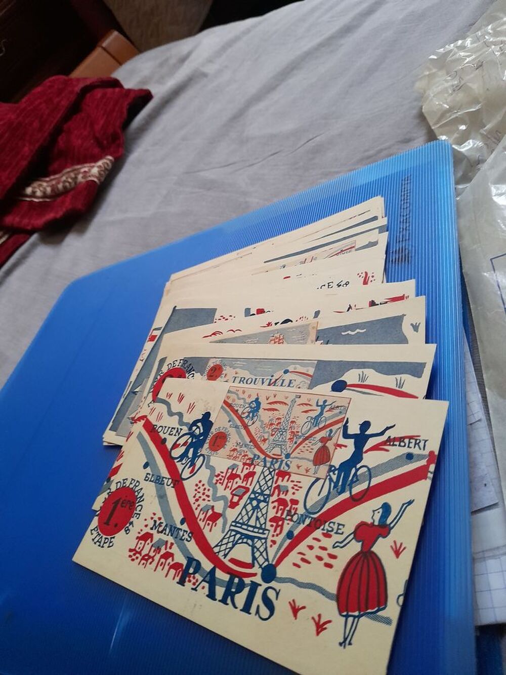 Cartes tour de france 1948 