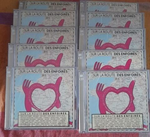 Lots de 10 CD Music Sur La Route Des Enfoirs 25 Limoges (87)