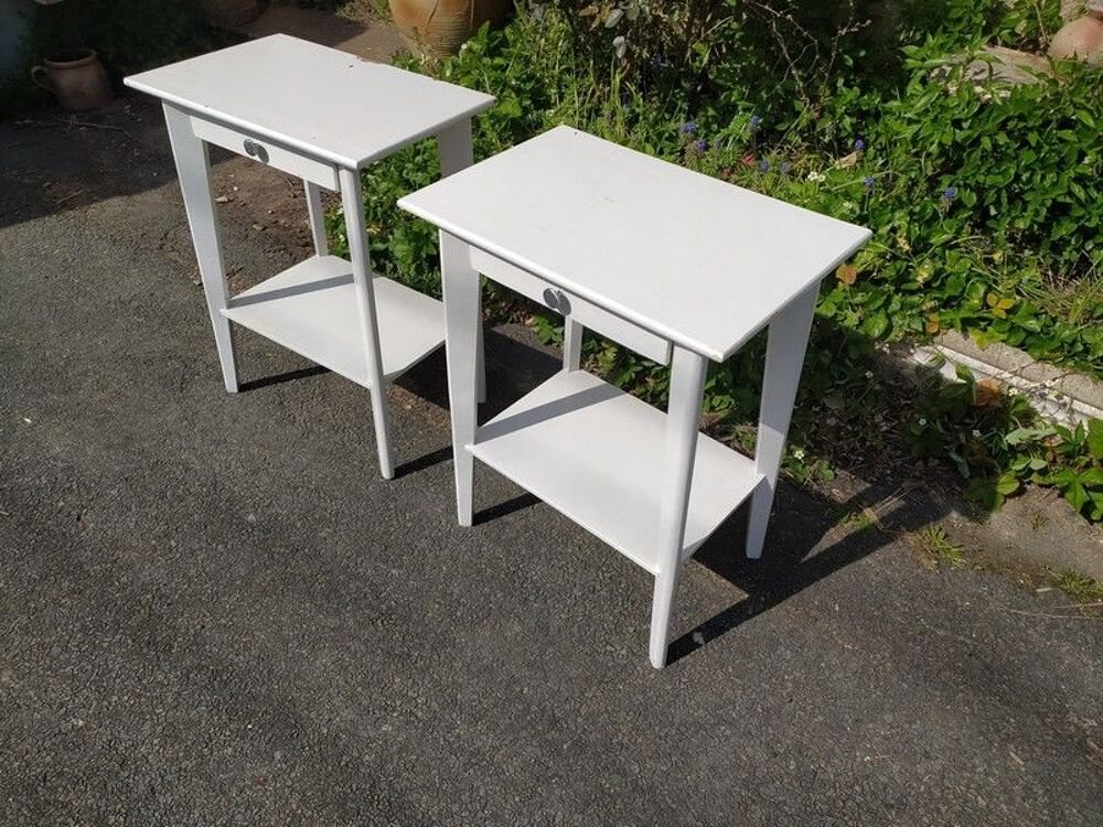Paire de Tables de Chevet Bois Vintage 
Meubles