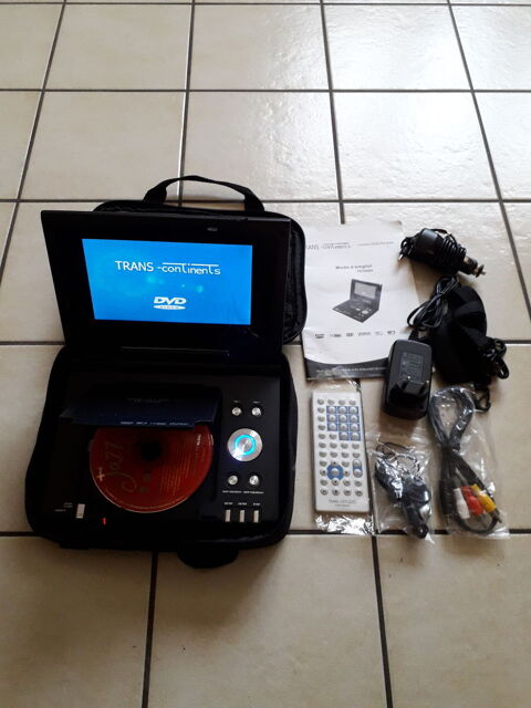 TRANS- CONTINENTS LECTEUR DVD PORTABLE. 45 Frvent (62)