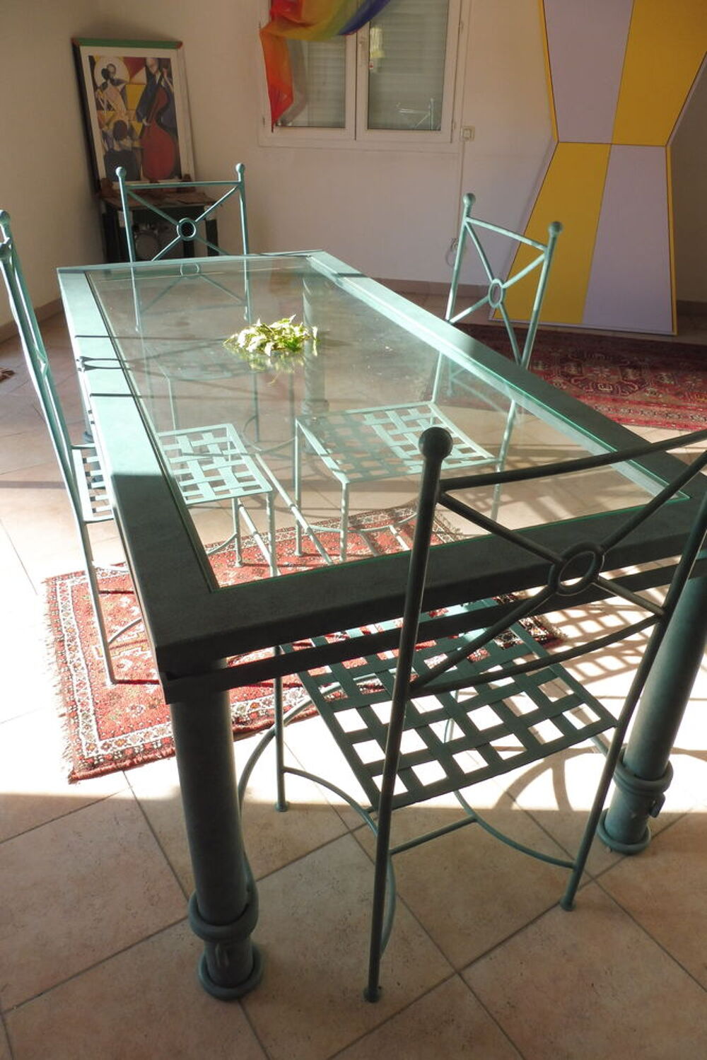 Table et 6chaises uniques Meubles