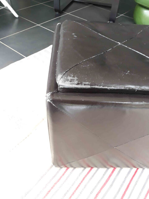 Pouf En Ska� Noir 15 Arques (62)