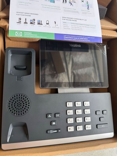 téléphone fixe yealink SIP T 57 w neuf - 3 dispo 135 33680 Le porge