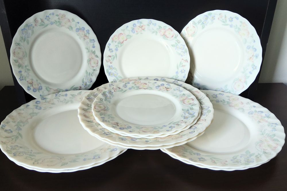  Arcopal Fleurs de printemps - assiettes plates et dessert Cuisine