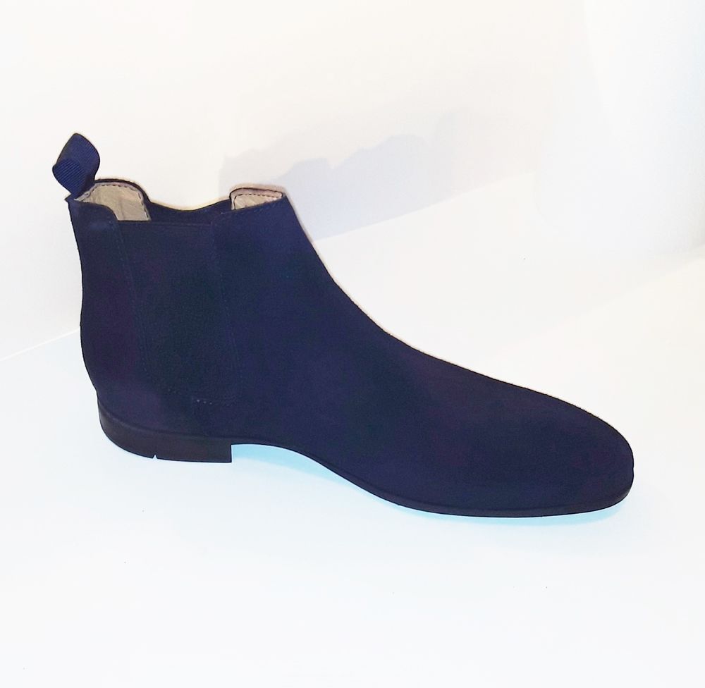 NEUVES - BOOTS en DAIM - Bleu marine -HOMME - 40 Chaussures