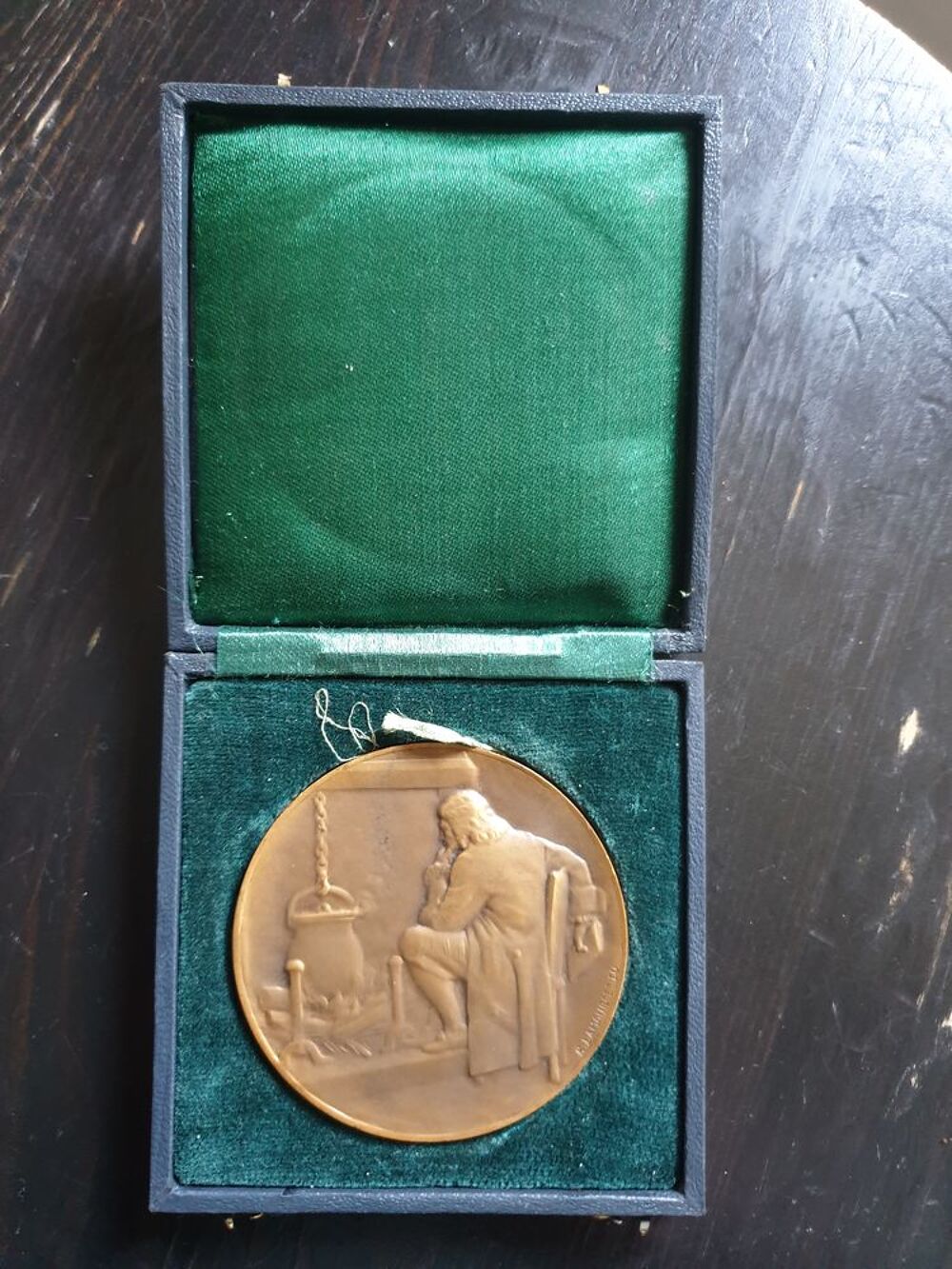 M&eacute;daille invention machine &agrave; vapeur 