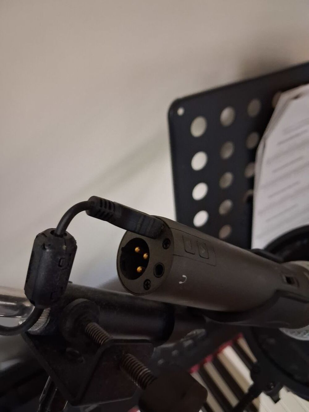 MIcro Samson Q2U avec bras articul&eacute;, pied et pop Audio et hifi