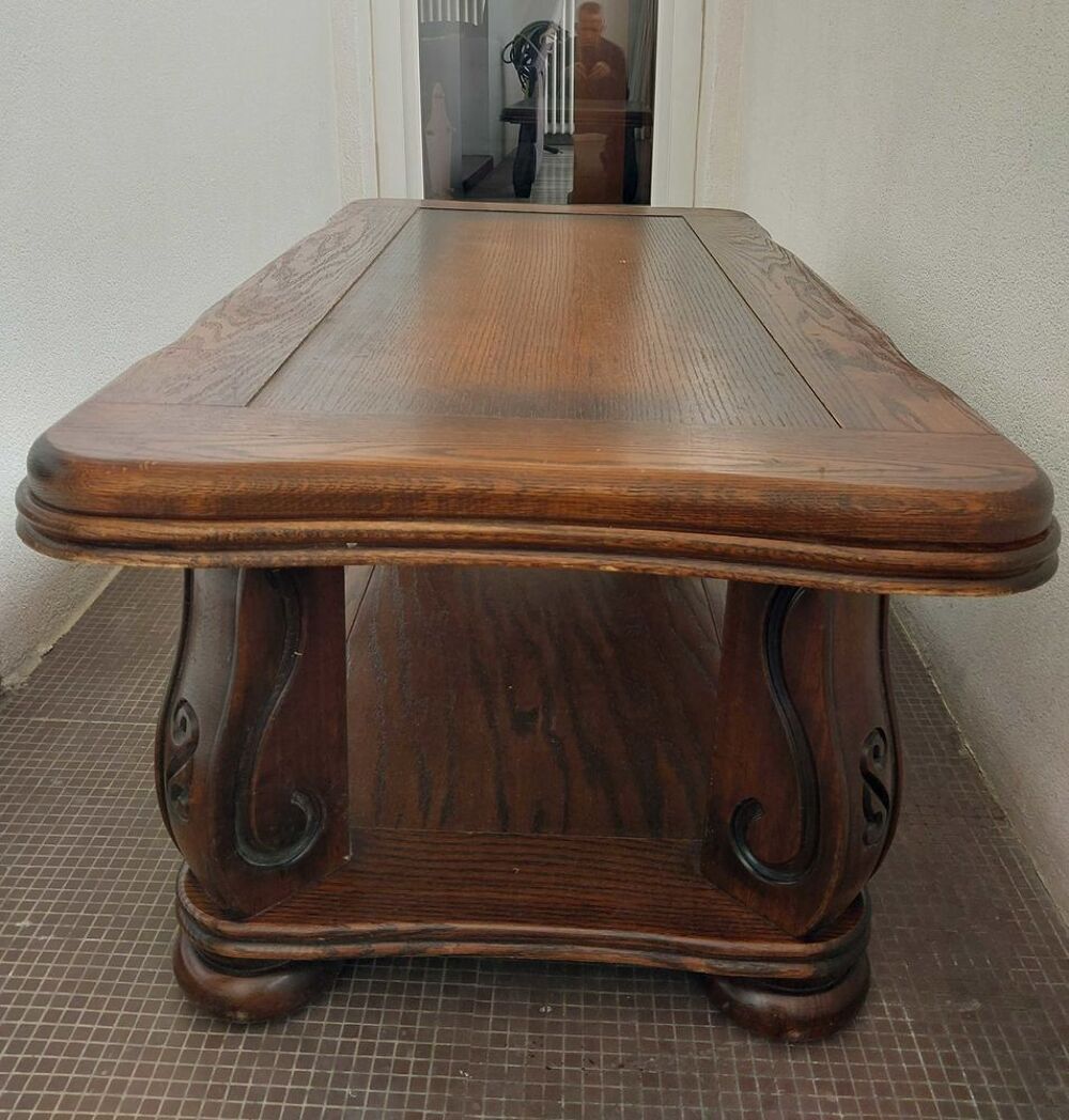 table basse ch&ecirc;ne massif Meubles