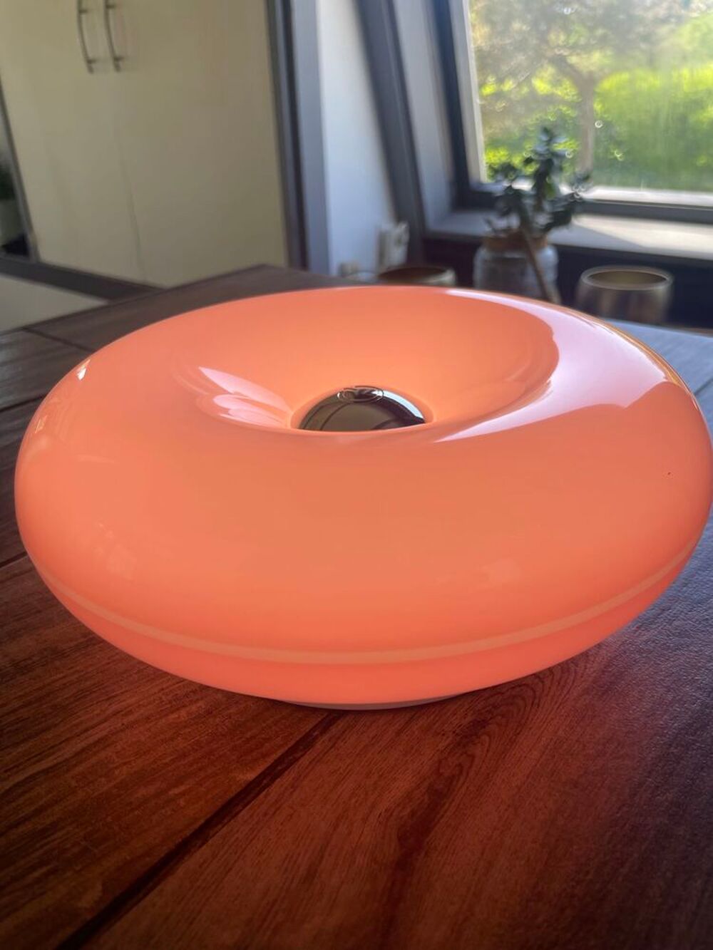 lampe donuts rose tactile Décoration