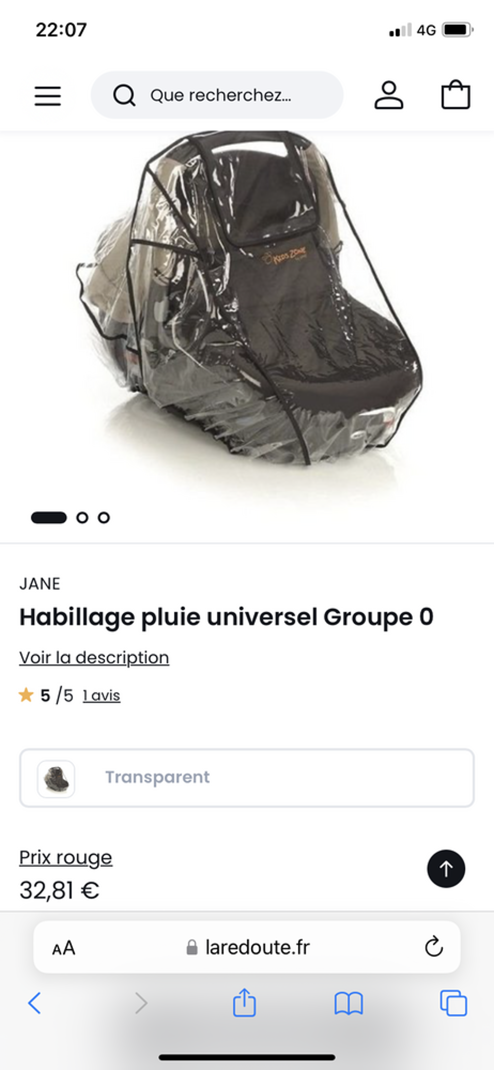 Habillage de poussette Puériculture