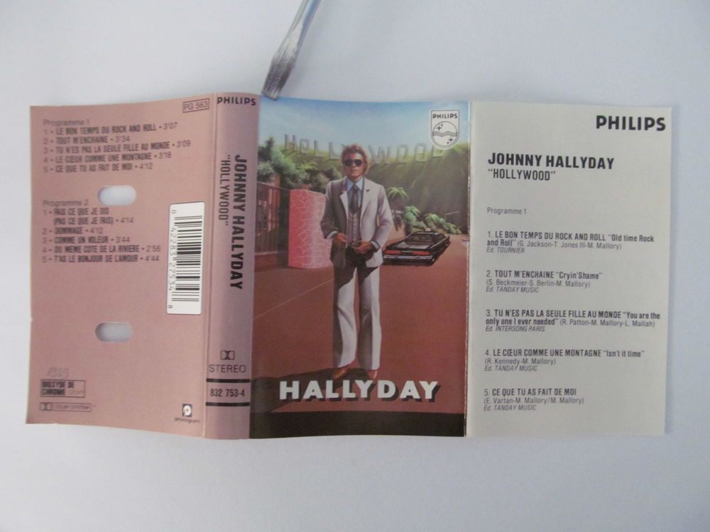 Cassette J. Hallyday - Hollywood CD et vinyles