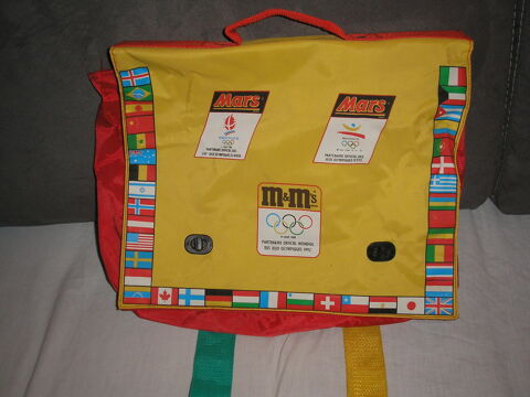 sacoche publicitaire M& M jeux olympiques 92 55 Laize-la-Ville (14)