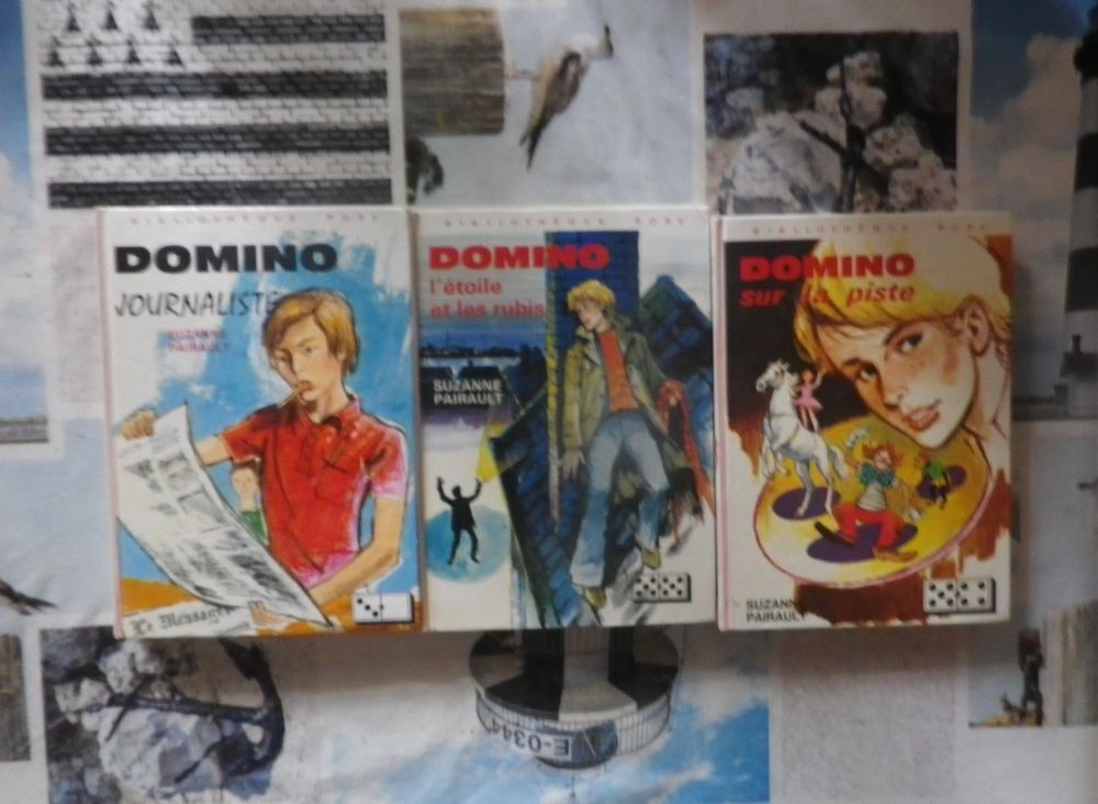 3 DOMINO de Suzanne Pairault Biblioth&egrave;que Rose Livres et BD