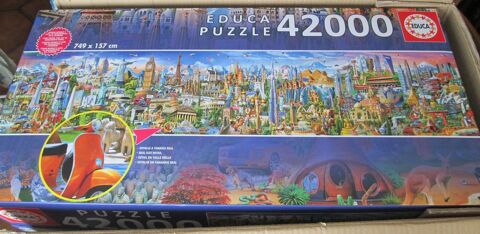 Puzzle le tour du monde 290 Charvieu-Chavagneux (38)