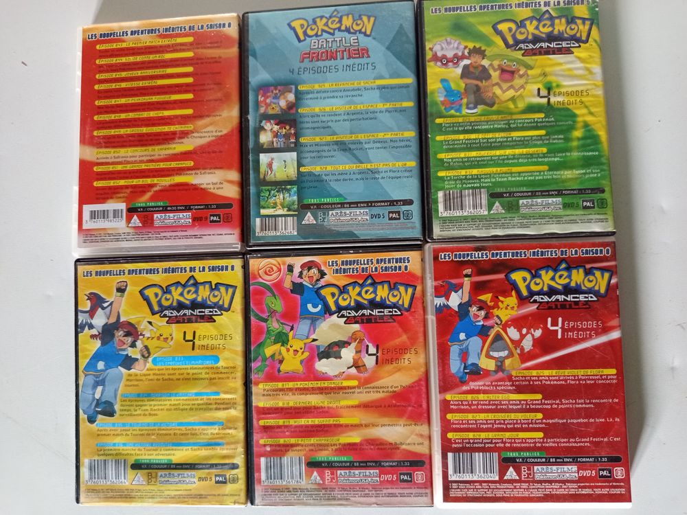 dvd Pok&eacute;mon Jeux / jouets