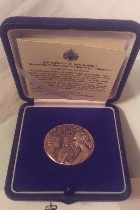MEDAILLE COMMEMORATIVE DE SAINT MARIN ANNEE 2008 50 Dolus-d'Ol�ron (17)