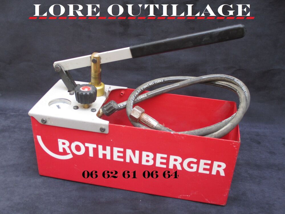 ROTHENBERGER TP 25 - Pompe &agrave; &eacute;preuve Bricolage