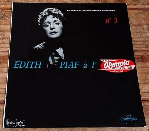 EDITH PIAF -33t/25cm n�3-LA FOULE-MON MAN�GE A MOI-BIEM 1958 10 Tourcoing (59)