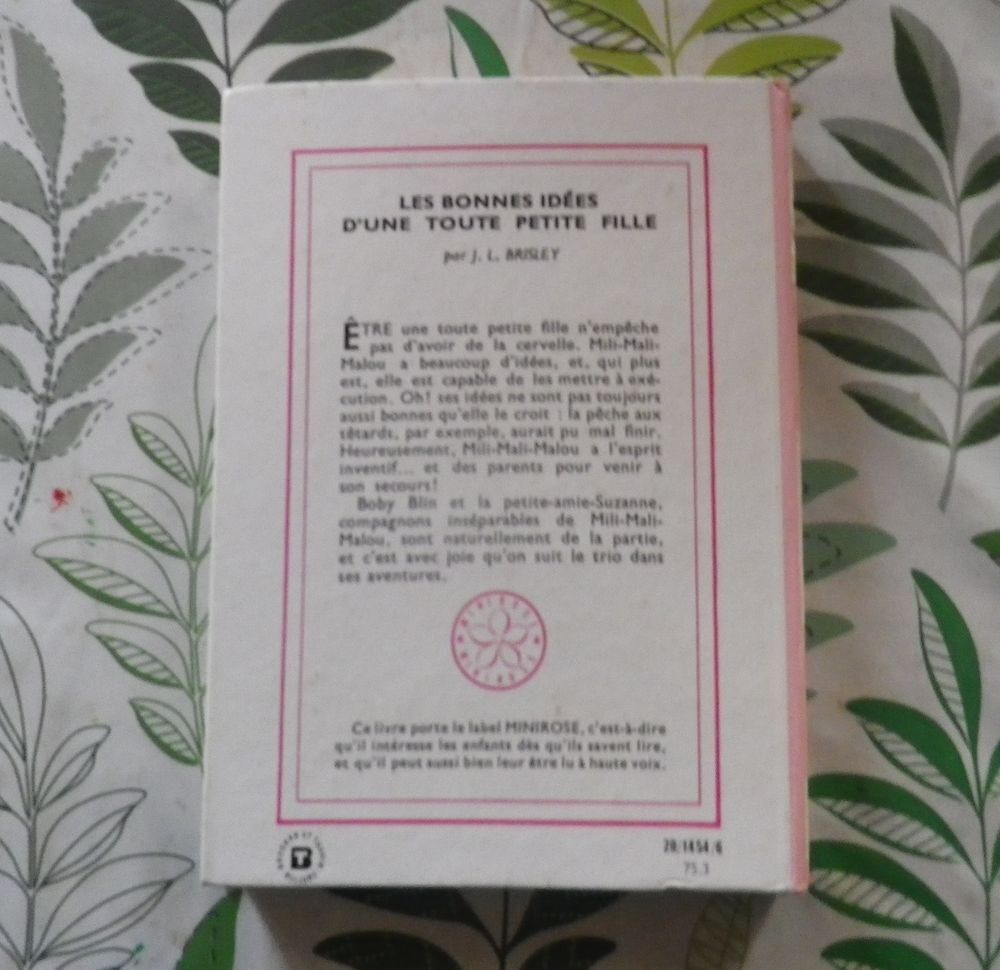 LES BONNES IDEES D'UNE TOUTE PETITE FILLE Biblio Rose 1975 Livres et BD