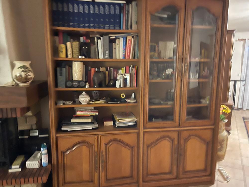 Biblioth&egrave;que en bois massif Meubles