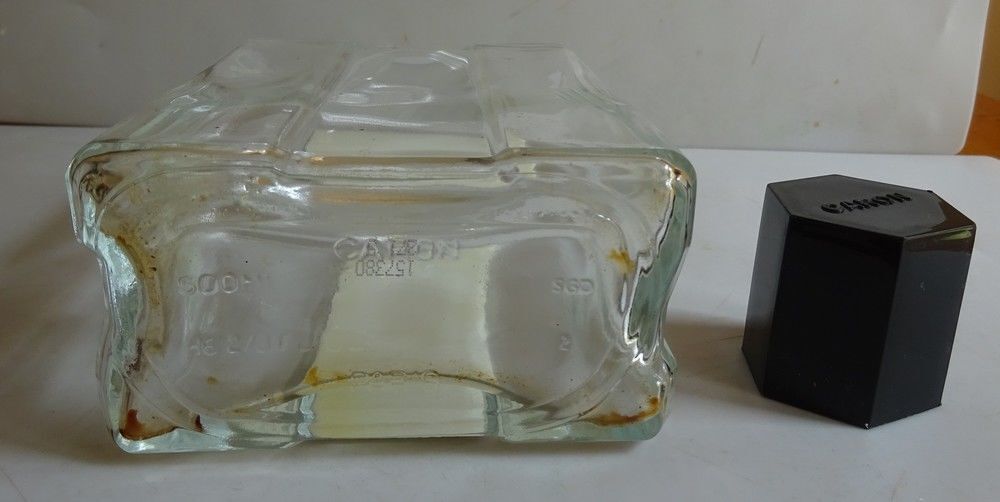 FLACON VIDE EAU DE TOILETTE "POUR UN HOMME" CARON 500 ml 
