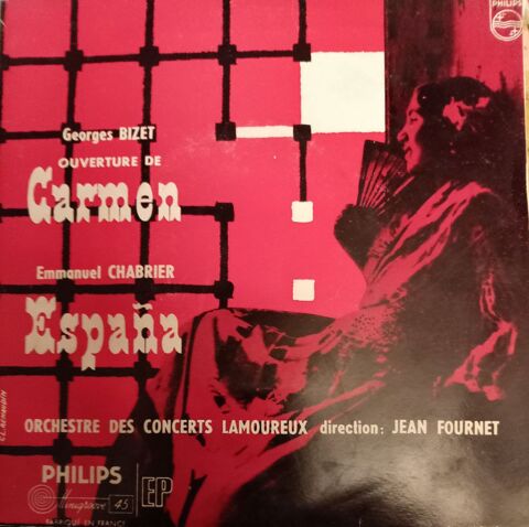 GEORGES BIZET / CARMEN / DISQUE VYNIL 45 TOURS 2 Pont-Audemer (27)