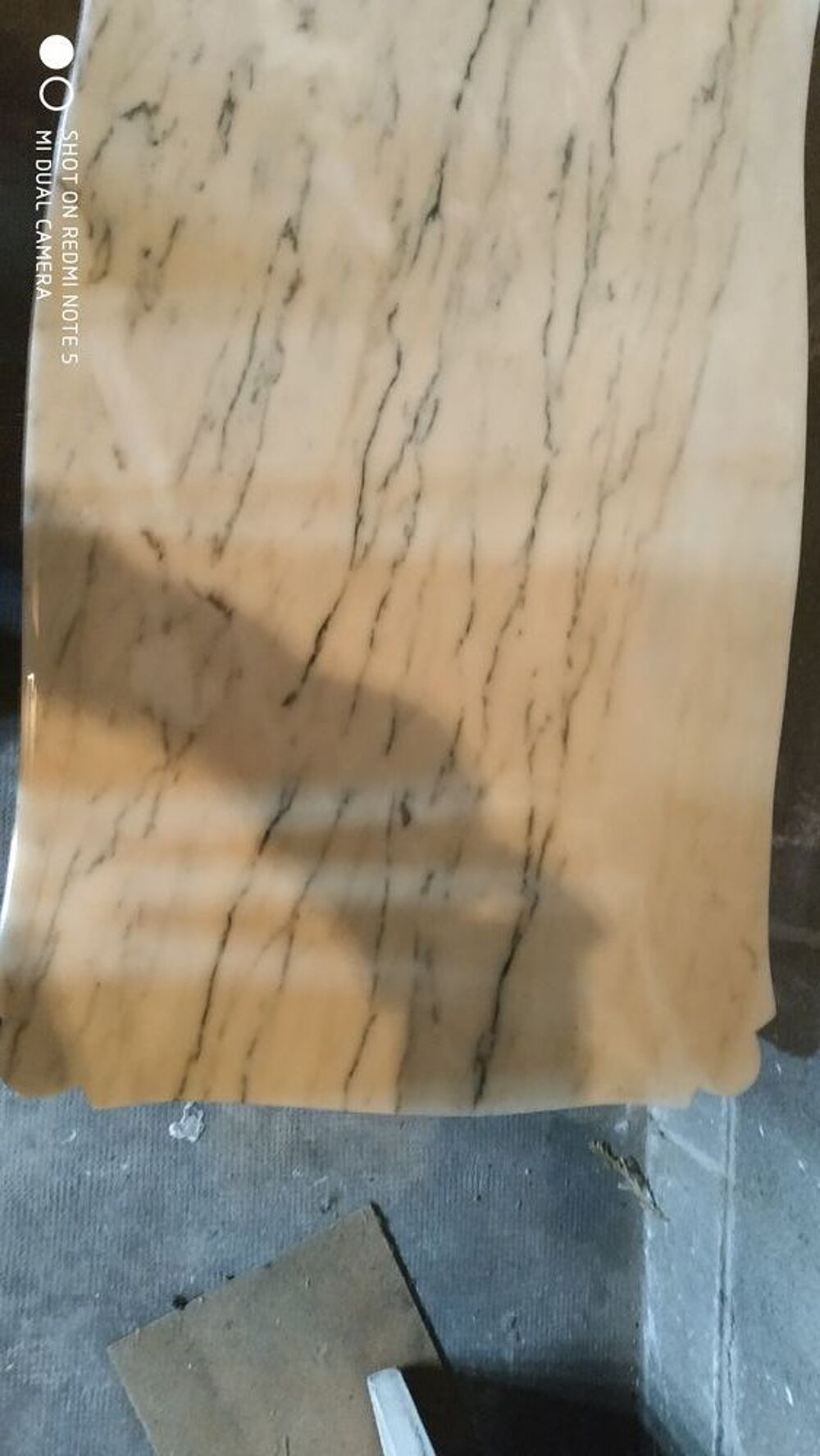 TABLE FER FORGEE PLATEAU MARBRE Meubles