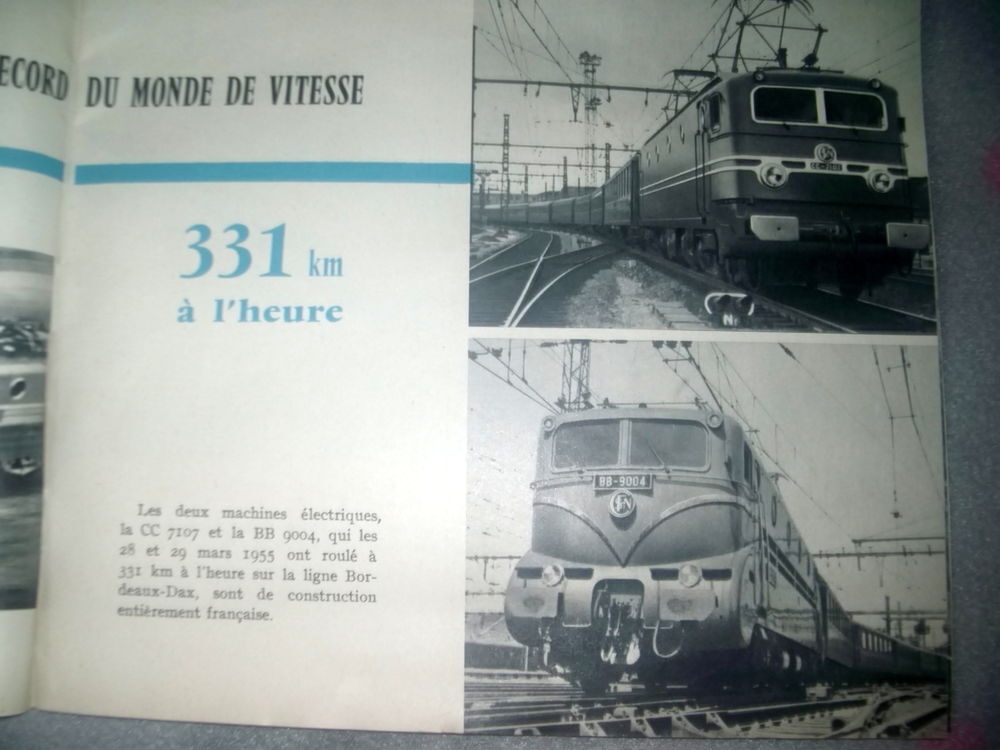 COLLECTION 1958 * SNCF techniques ferroviaires fran&ccedil;aises 