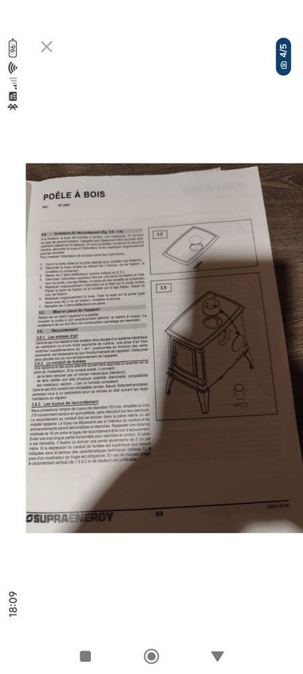 Po&ecirc;le &agrave; bois Supra 9kw Blois (41) Electroménager