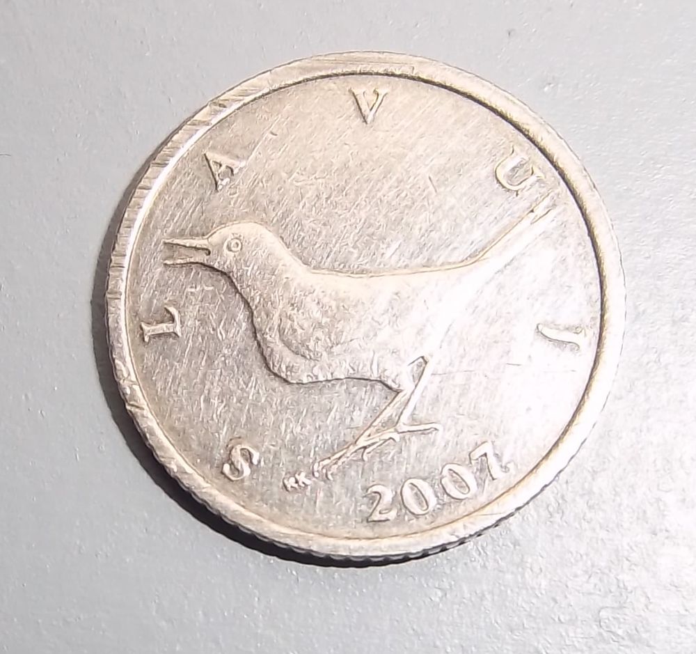 Pi&egrave;ce 1 Kuna 2007 