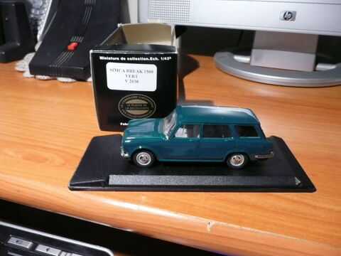Voiture miniature 1/43 Simca Break 1500 verte 17 Saint-Symphorien-d'Ozon (69)