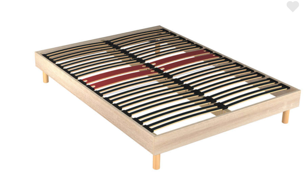 Cadre de lit avec sommier Conforama Meubles