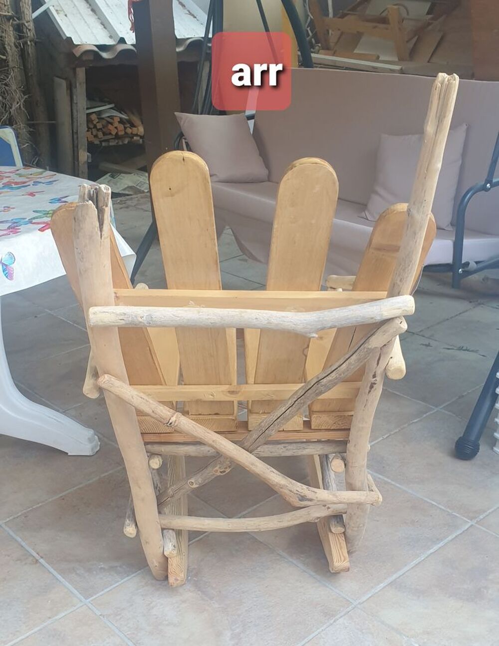 FAUTEUIL EN BOIS FLOTTE Meubles