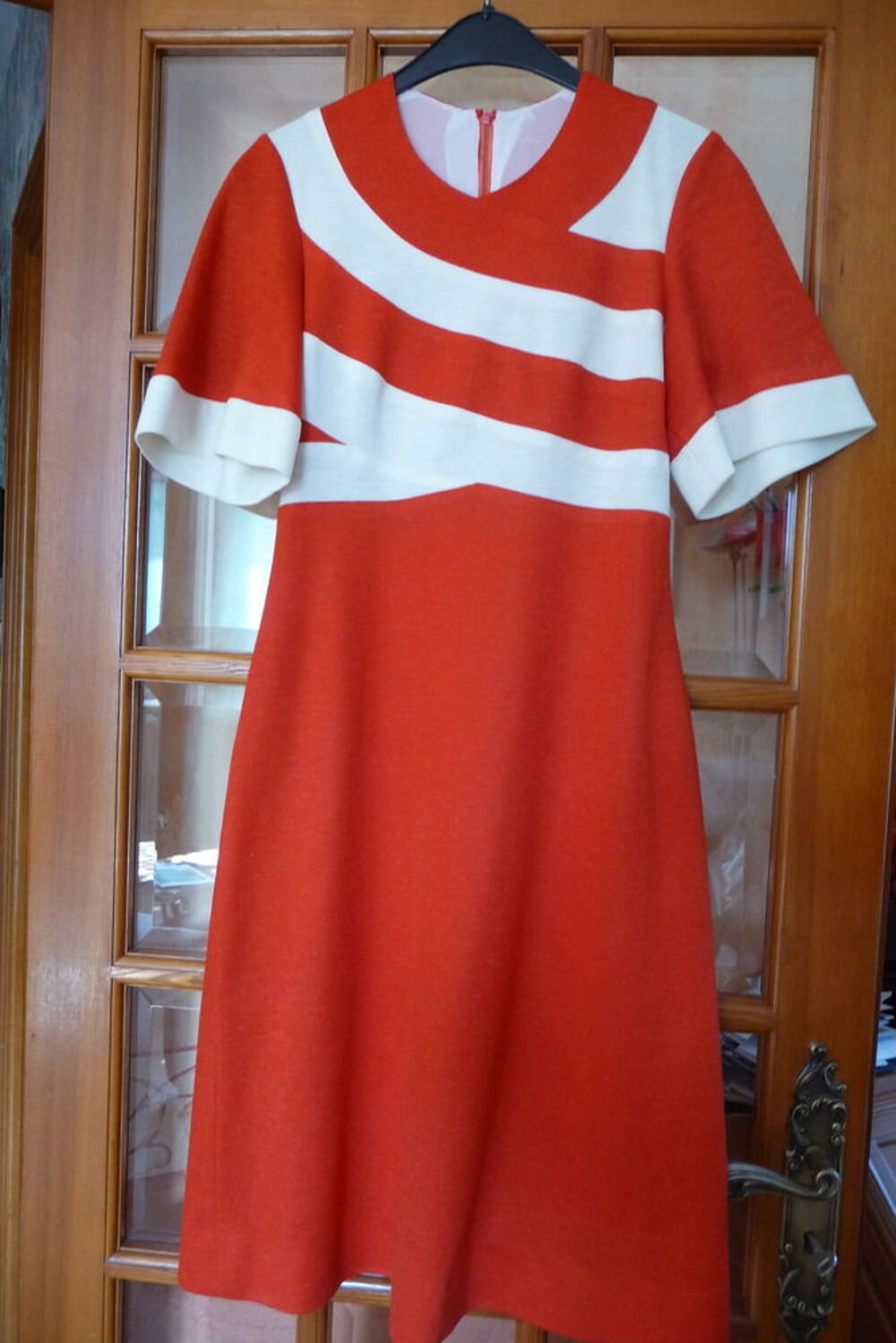 ROBE EN JERSEY A MANCHES COURTES FEMME T 40/42 Vêtements