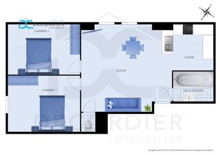  Appartement � vendre 2 pi�ces 38 m�