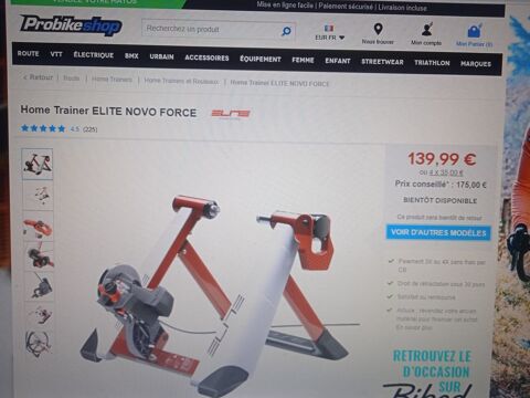 PRIX D'ACHAT HOME TRAINER ELITE NOVOFORCE 120 Terraube (32)