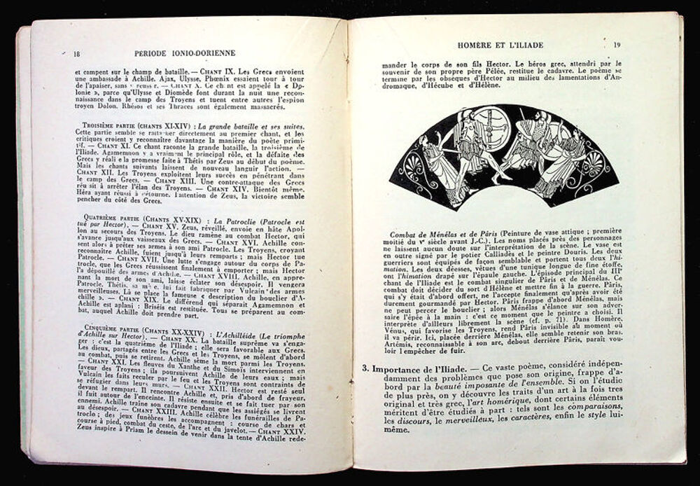 HISTOIRE SOMMAIRE ILLUSTREE DE LA LITTERATURE GRECQUE, Petim Livres et BD