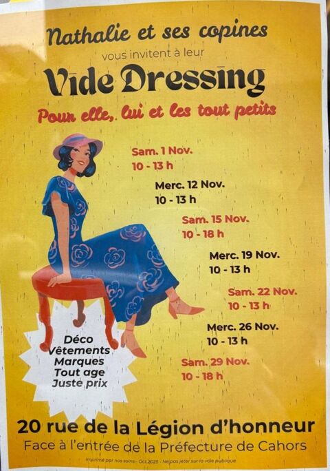VIDE DRESSING Nathalie et ses copines  CAHORS 1 Cahors (46)
