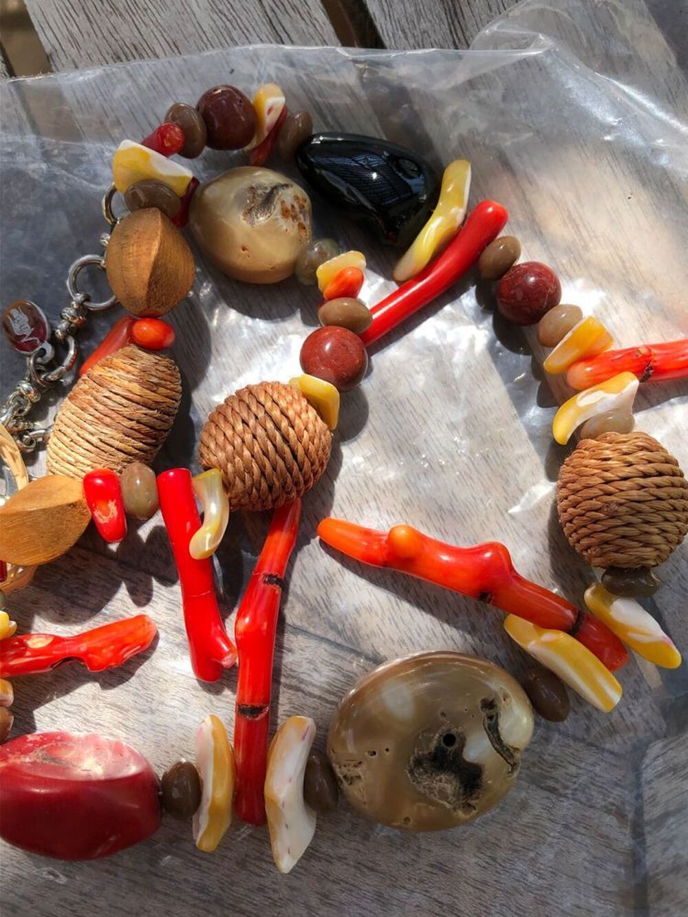 LOT DE BIJOUX COQUILLAGE MARQUE &quot;NATURE&quot; Bijoux et montres