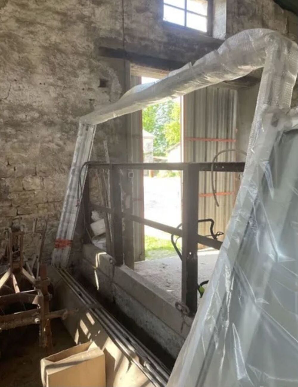 Baie vitr&eacute;e 3 vantaux Bricolage