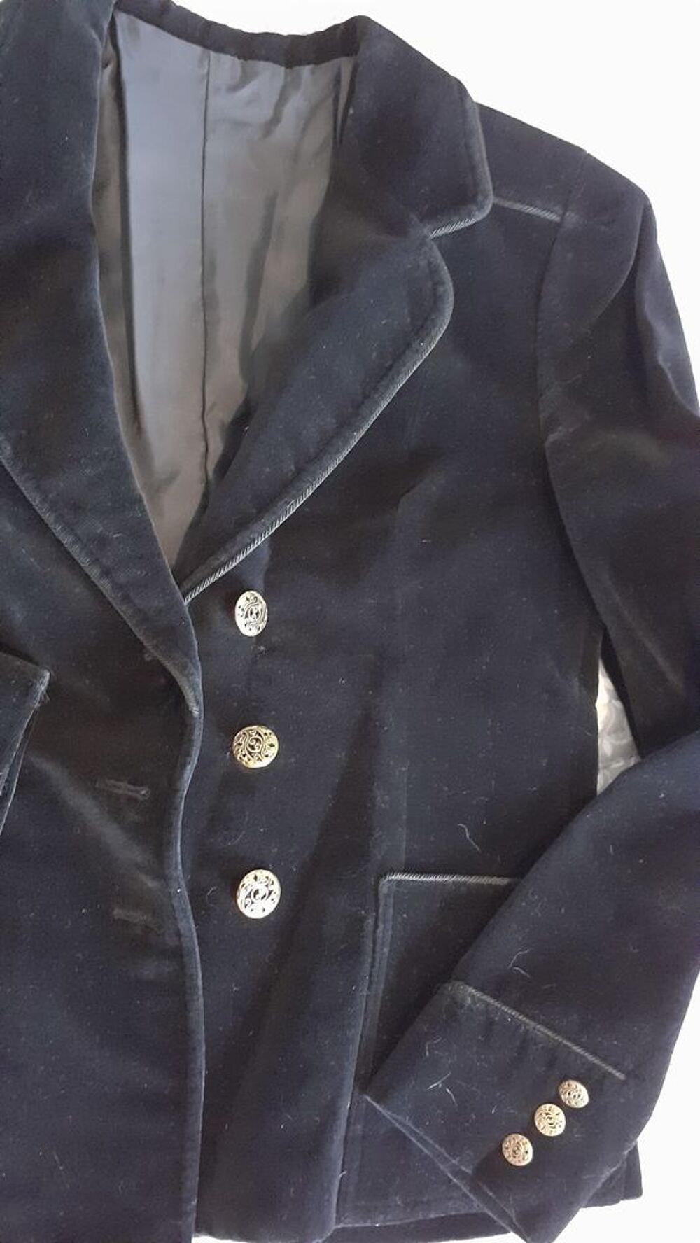 tailleur en velours veste jupe Vêtements