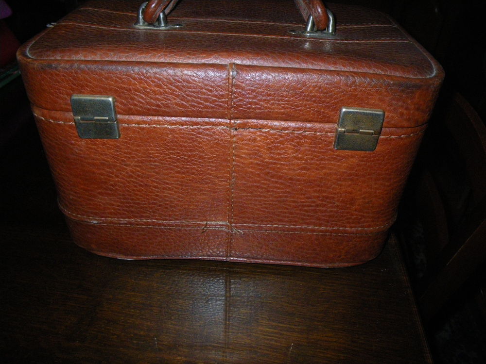 Valise de Toilette Marron de Voyage Maroquinerie