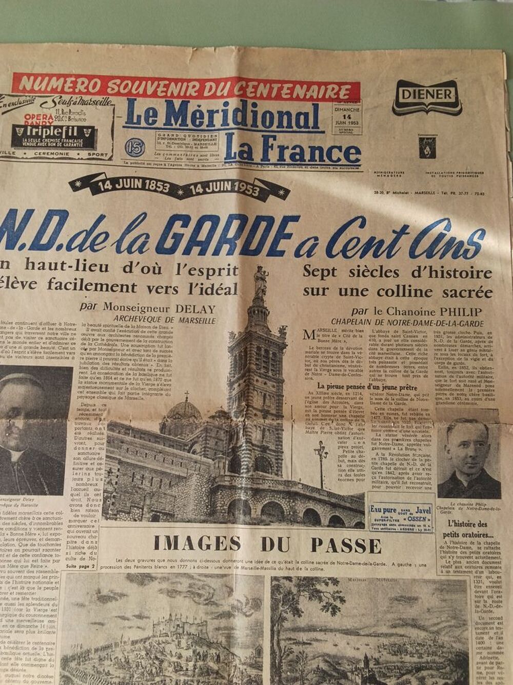 Journal du centenaire de notre dame de la garde a Marseille Livres et BD