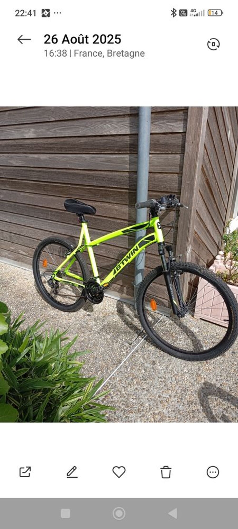 VTT femme tr&egrave;s bon &eacute;tat V�los